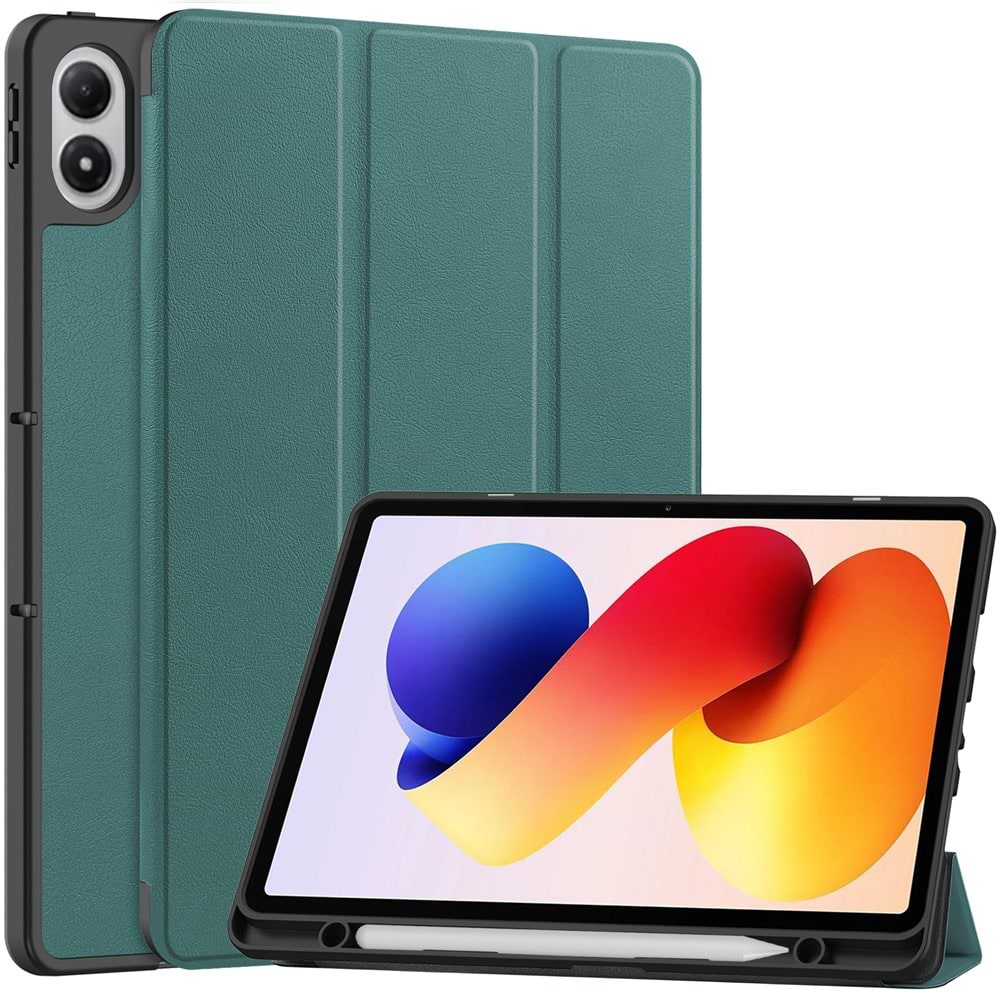 Чохол для планшету BeCover Flexible TPU Mate з кріпленням for Xiaomi Redmi Pad 2 Pro 12.1" Dark Green (715607)
